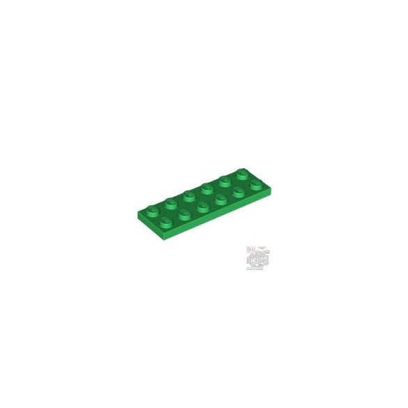 Lego Plate 2X6, Green