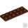 Lego Plate 2X6, Reddish brown