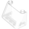 Lego Windscreen 2 x 4 x 2, Transparent clear