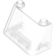 Lego WINDSCREEN 2X4X2, Transparent clear