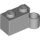 Lego HINGE 1X2 LOWER PART, Light grey