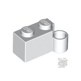 Lego HINGE 1X2 LOWER PART, White