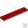 Lego Plate 2X10, Red