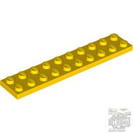 Lego Plate 2X10, Bright yellow