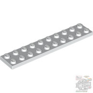 Lego Plate 2X10, White