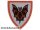 Lego Minifigure, Shield Triangular with Black Bat on Silver Background Pattern