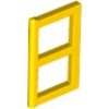 Lego Panel for Window 1 x 2 x 3, Yellow