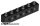 Lego TECHNIC BRICK 1X6, Ø4.9, Black