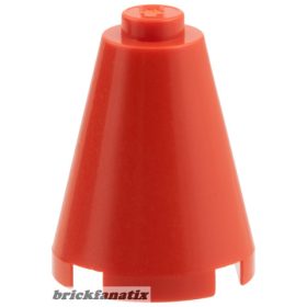 Lego Cone 2 x 2 x 2 - Solid Stud, Red