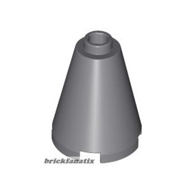 Lego Cone 2 x 2 x 2 - Open Stud, Dark bluish gray