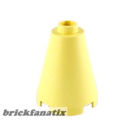 Lego Cone 2 x 2 x 2 - Open Stud, Bright light yellow