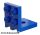 Lego Bracket 2 x 2 - 2 x 2 with 2 Holes, Blue