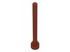 Lego Antenna 4H - Flat Top, Reddish brown