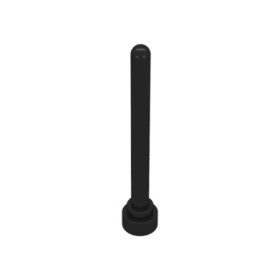 Lego Antenna 4H Round top, Black