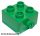 Lego Duplo, Brick 2 x 2 with Pin on Side, Green