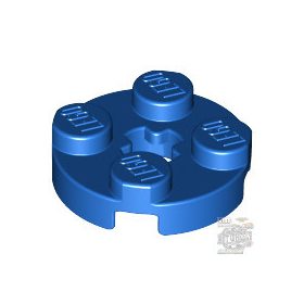 Lego Plate, Round 2 x 2 with Axle Hole, Blue