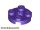 Lego Plate, Round 2 x 2 with Axle Hole, Dark purple