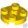 Lego Plate, Round 2 x 2 with Axle Hole, Yellow