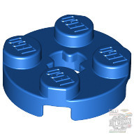 Lego PLATE 2X2 ROUND, Bright blue