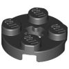 Lego PLATE 2X2 ROUND, Black