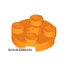 Lego PLATE 2X2 ROUND, Orange