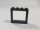 Lego Window 1 x 4 x 3 Train - Hollow Studs, Black