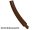 Lego Dinosaur Tail / Neck Middle Section with Bar Hole and Technic Pin, Dark brown