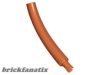 Lego Dinosaur Tail / Neck Middle Section with Bar Hole and Technic Pin, Dark orange