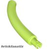 Lego Dinosaur Tail / Neck Middle Section with Bar Hole and Technic Pin, Lime