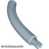 Lego Dinosaur Tail / Neck Middle Section with Bar Hole and Technic Pin, Sand blue