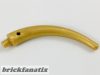 Lego Dinosaur Tail End Section / Horn, Pearl gold