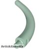 Lego Dinosaur Tail End Section / Horn, Sand green