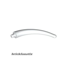 Lego Dinosaur Tail End Section / Horn, White