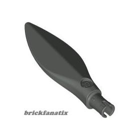 Lego Dinosaur Flipper with Pin, Dark gray