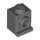 Lego Brick, Modified 1 x 1 with Headlight, Dark bluish gray