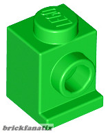 Lego ANGULAR BRICK 1X1, Bright green