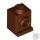 Lego Angular Brick 1X1, Reddish brown