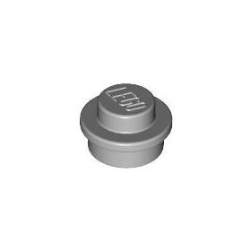 Lego Plate, Round 1 x 1, Light bluish gray