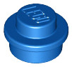 Lego PLATE 1X1 ROUND, Bright blue