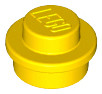 Lego PLATE 1X1 ROUND, Bright yellow