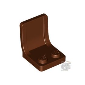 Lego Minifigure, Utensil Seat / Chair 2 x 2, Reddish brown