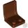 Lego Minifigure, Utensil Seat / Chair 2 x 2, Reddish brown