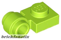 Lego Plate 1x1 LAMP HOLDER, Lime