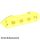 Lego Slope, Curved 4 x 1 Double with 2 Recessed Studs, Transparent yellow