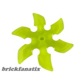   Lego Technic Circular Saw Blade with Pin Hole and Six Teeth (Large Shuriken Throwing Star)