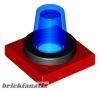 Lego Duplo Revolving-Style Safety Light Base with Trans-Dark Blue Light