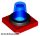 Lego Duplo Revolving-Style Safety Light Base with Trans-Dark Blue Light