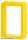 Lego Door, Frame 2 x 4 x 5, Yellow