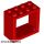 Lego Window 2 x 4 x 3 - Solid Studs, Red