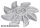 Lego Propeller 8 Blade 5 Diameter, Light bluish gray